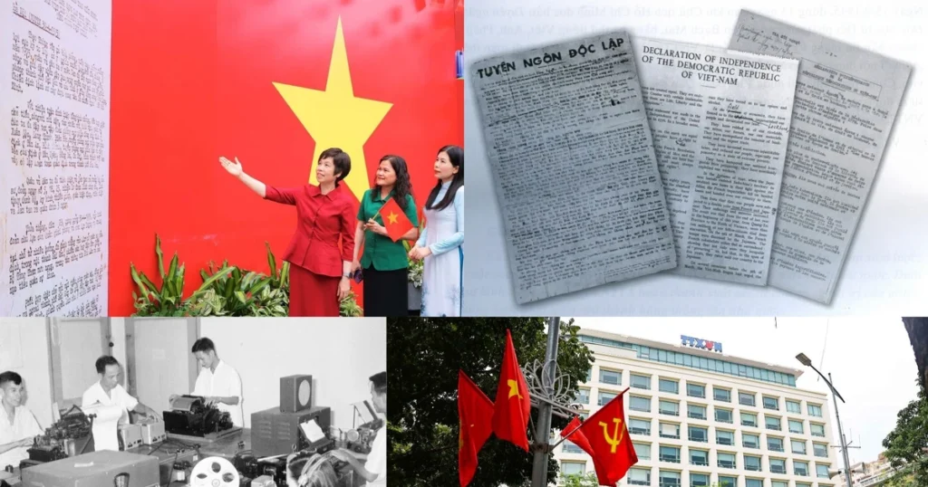 Những bản tin đặc biệt mang tính lịch sử của TTXVN trong 80 năm đồng hành cùng dân tộc 1 bia bai ban tin dac biet 3