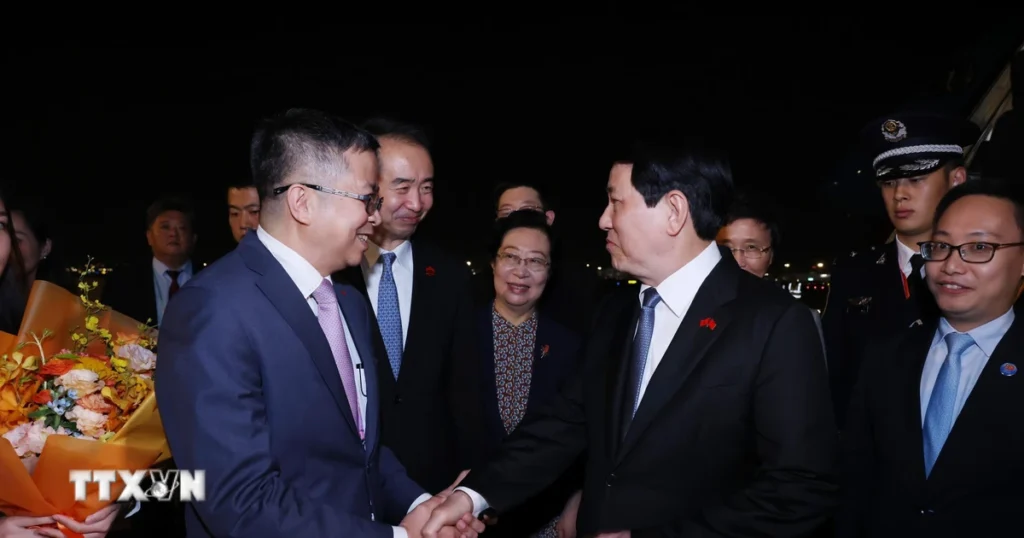 Chủ tịch nước bắt đầu chuyến tham dự kỷ niệm 80 năm Chiến thắng phátxít 1 chu tich nuoc bat dau chuyen tham du le ky niem 80 nam chien thang phat xit tai trung quoc 8252754 4