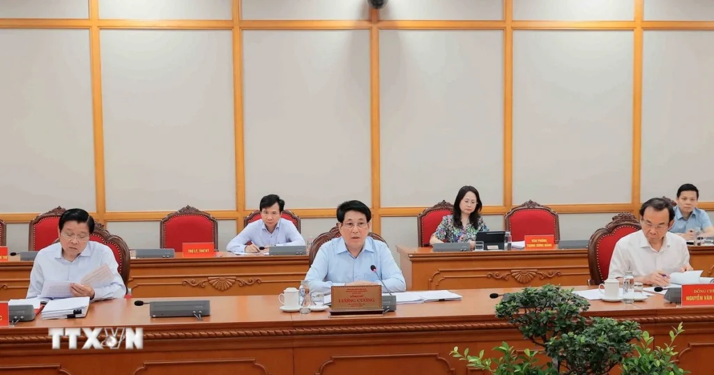 chu tich nuoc lam viec voi ban thuong vu tinh uy phu tho 1 1