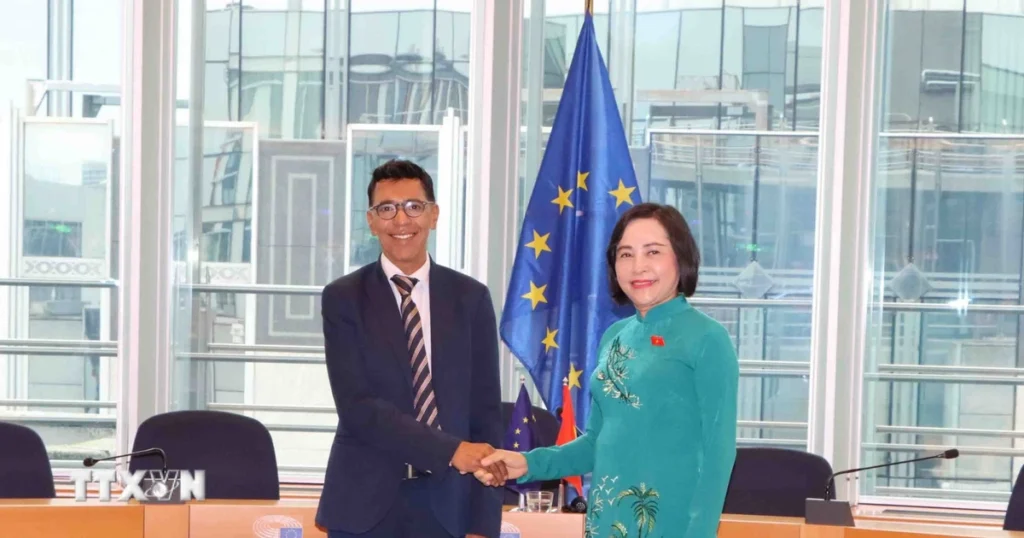 Gắn kết quan hệ nghị viện giữa Việt Nam với Liên minh châu Âu và Vương quốc Bỉ 1 nguyen thi thanh eu 6