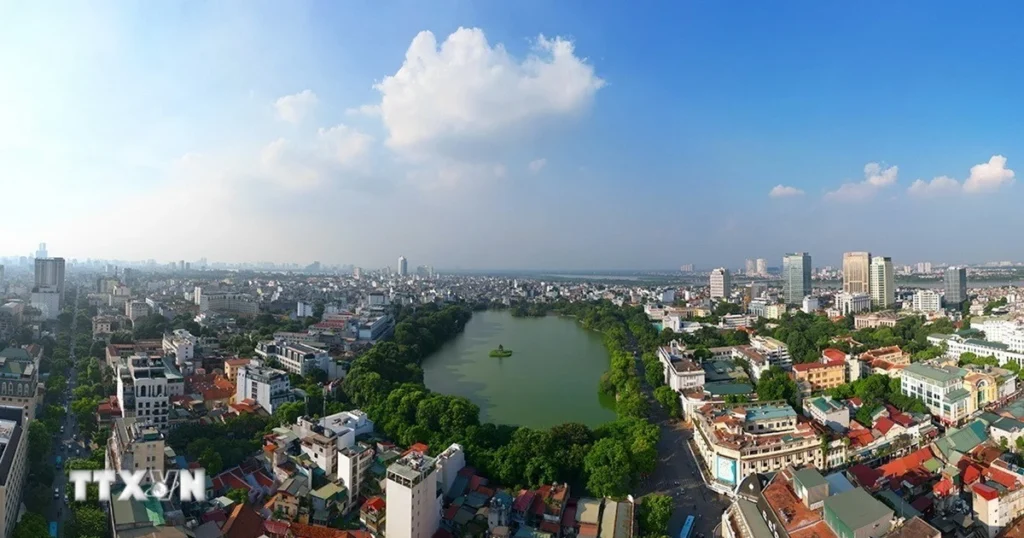 Trình Quốc hội hồ sơ điều chỉnh Quy hoạch tổng thể quốc gia trước ngày 25/9 1 thanh pho ha noi hien dai2