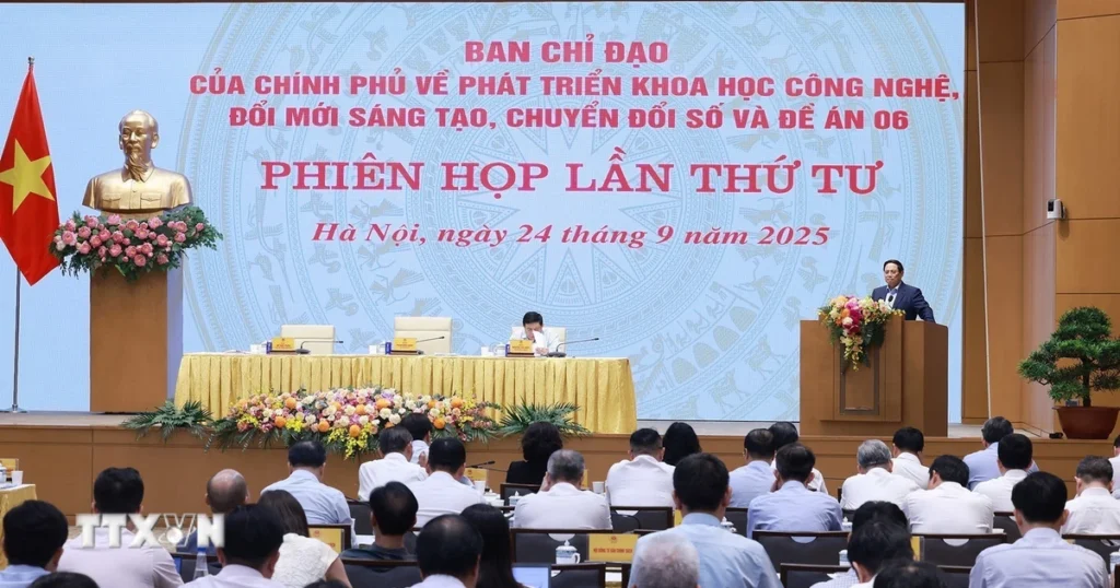 Thủ tướng: Cấp bách hoàn thành xây dựng cơ sở dữ liệu ở các cấp, ngành 1 thu tuong bcd phat trien khoa hoc cong nghe doi moi sang tao 4