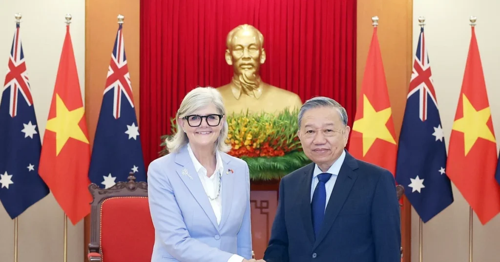 Tổng Bí thư Tô Lâm: Australia là một đối tác tin cậy của Việt Nam 1 tong bi thu to lam tiep toan quyen australia 10 4