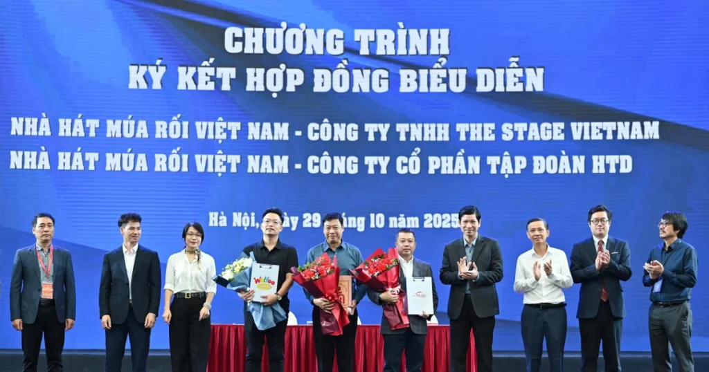 Cơ hội quảng bá nghệ thuật múa rối truyền thống độc đáo đến với khán giả 1 ky ket mua roi 29