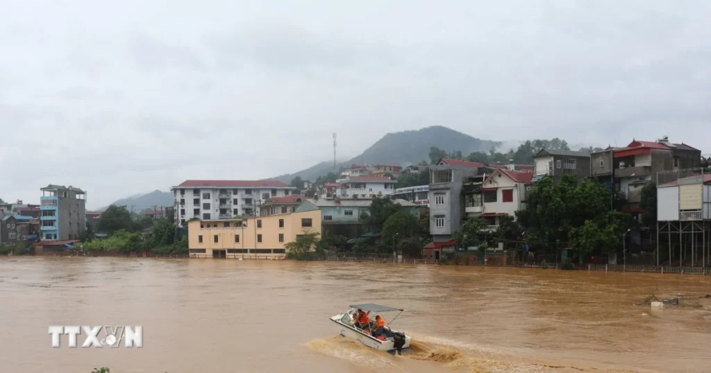 Thủ tướng yêu cầu tập trung phòng, chống lũ lụt, sạt lở đất ở Bắc Bộ 1 lu tren cac song tai cao bang 0710