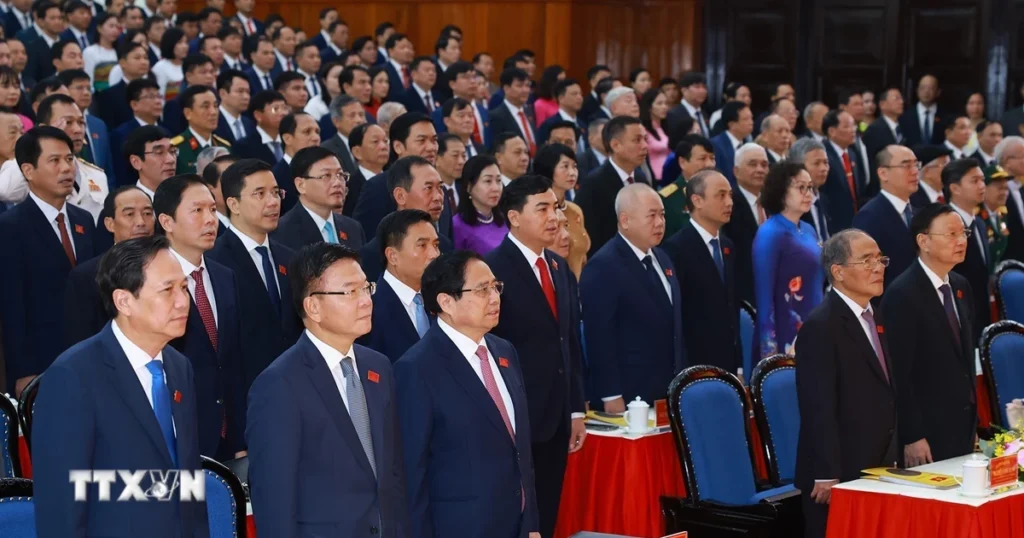 Thủ tướng dự Đại hội đại biểu Đảng bộ tỉnh Thanh Hóa lần thứ XX 1 thu tuong pham minh chinh du dai hoi dai bieu dang bo tinh thanh hoa lan thu xx 8339509 1