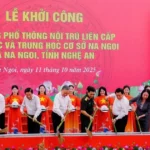 tong bi thu du le khoi cong truong pho thong noi tru lien cap na ngoi nghe an 1