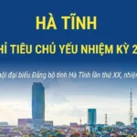 ha tinh mot so chi tieu chu yeu nhiem ky 2025 2030 2
