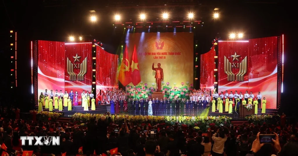 Khai mạc trọng thể Đại hội Thi đua yêu nước toàn quốc lần thứ XI 1 2712 dai hoi thi dua yeu nuoc 1