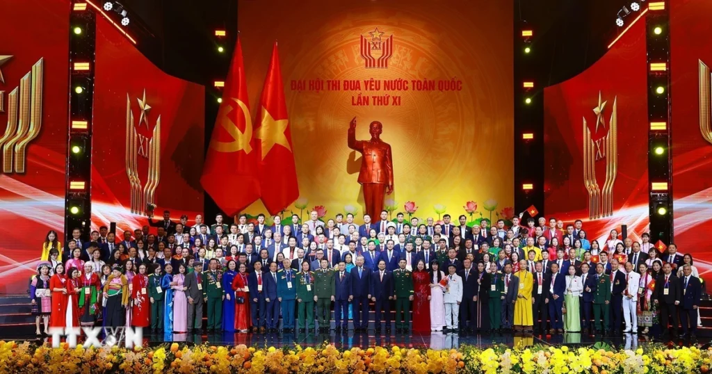 Nâng tỷ lệ khen thưởng cấp Nhà nước cho người lao động đạt 10% trở lên 1 dai hoi thi dua2