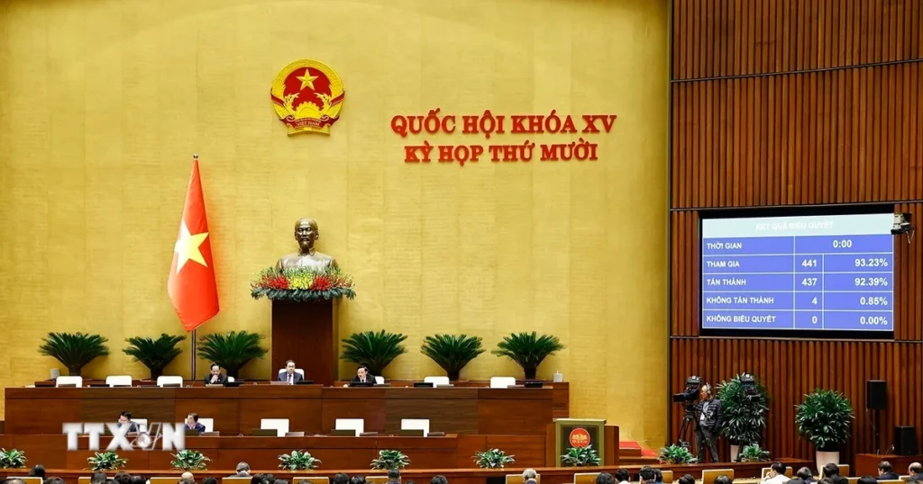 Thông cáo báo chí số 36, Kỳ họp thứ 10, Quốc hội khóa XV 1 luat ly lich tu phap 1