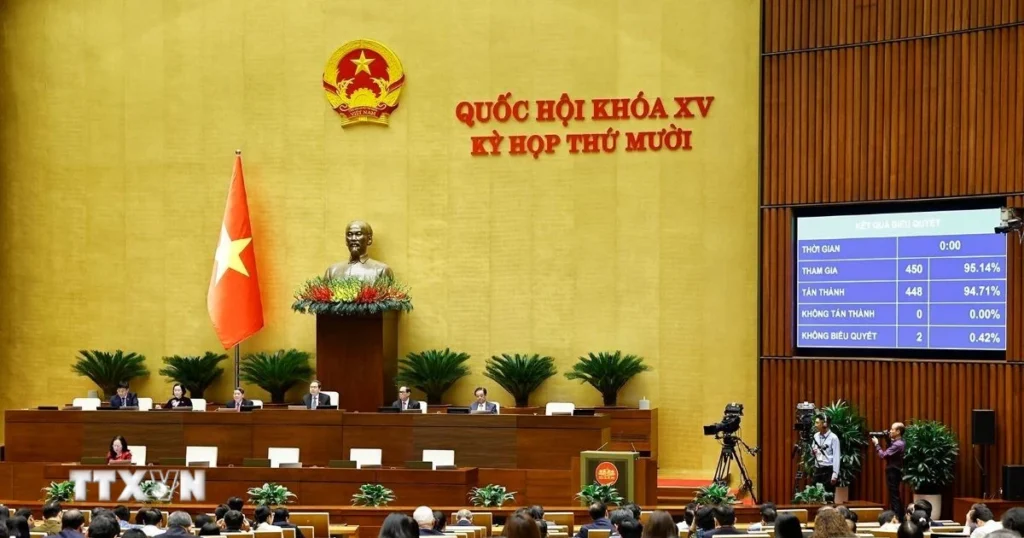 Quốc hội khóa XV: Biểu quyết thông qua Luật Dân số và Luật Phòng bệnh 1 quoc hoi bieu quyet thong qua cac luat va 1 nghi quyet 1012 1