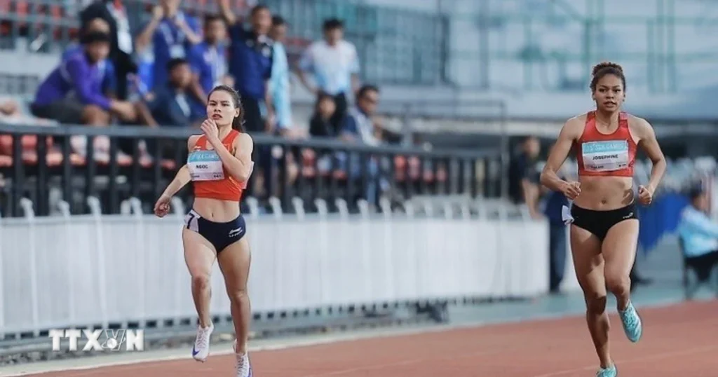 sea games 33 nguyen thi ngoc gianh hcv dien kinh noi dung 400m nu3