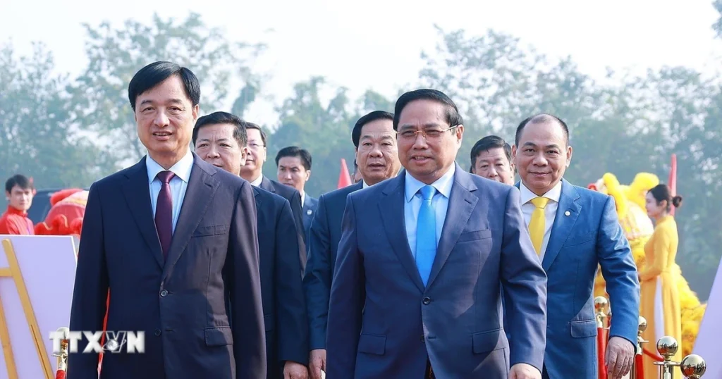 Thủ tướng dự Lễ khởi công dự án Khu đô thị thể thao Olympic tại Hà Nội 1 thu tuong du le khoi cong du an khu do thi the thao olympic ha noi 1