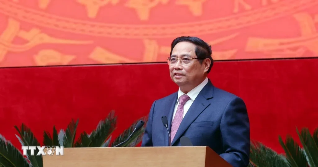 Thủ tướng: Công an nhân dân phải là chỗ dựa vững chắc của nhân dân 1 thu tuong pham minh chinh du hoi nghi cong an toan quoc lan thu 81 15 1