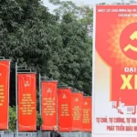 dai hoi xiv cua dang ruc ro co hoa chao mung dai hoi xiv 2