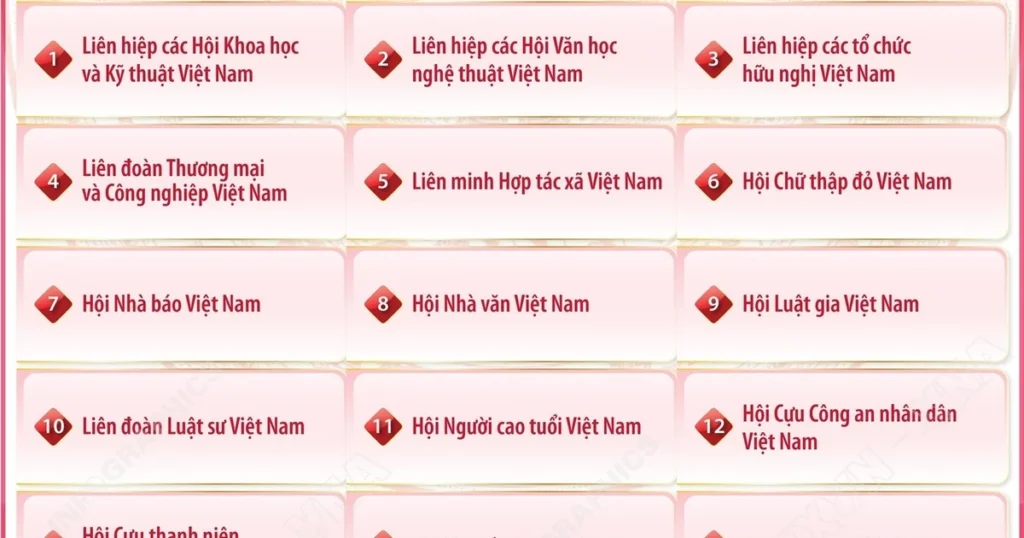 Danh sách 29 hội quần chúng do Đảng, Nhà nước giao nhiệm vụ 1 info hoi quan chung 7600