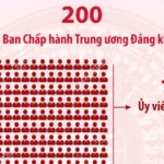 infographics mot so thong tin ve co cau 200 uy vien trung uong dang khoa xiv 1 8849