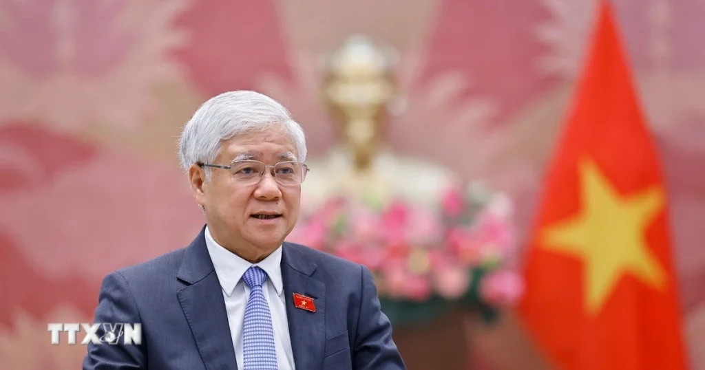 Hoàn thiện thể chế để hiện thực hóa khát vọng Việt Nam vào năm 2045 1 pho chu tich thuong truc quoc hoi do van chien tra loi phong van