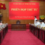phien hop thu 4 uy ban bau cu tinh tay ninh 2302 1