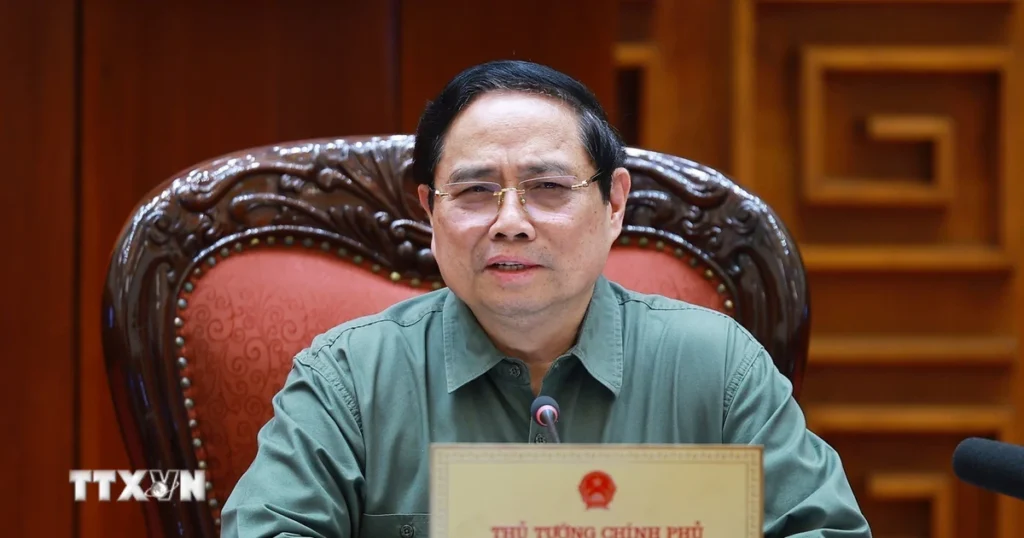 Thủ tướng: Xây mới cầu sông Lô mở ra không gian và đáp ứng yêu cầu phát triển mới 1 thu tuong chu tri hop khac phuc hu hong cau song lo 14 2