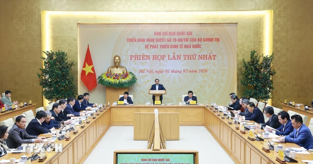 thu tuong chu tri phien hop lan thu nhat cua bcd ve phat trien kinh te nha nuoc 1 1