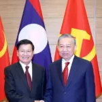 tong bi thu to lam va tong bi thu chu tich nuoc lao du thong bao ket qua dai hoi dang ndcm lao lan thu xii 4