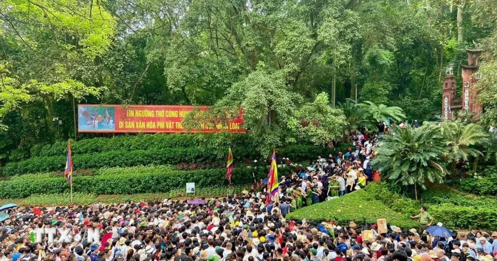 Lễ hội Đền Hùng 2026: Một số hoạt động sẽ được tổ chức từ nguồn xã hội hóa 1 0502 le hoi den hung