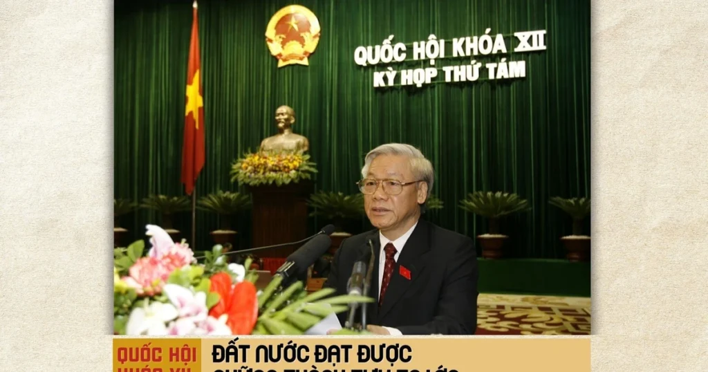 Quốc hội khóa XII: Đất nước đạt được những thành tựu to lớn 1 anh bia bai 12