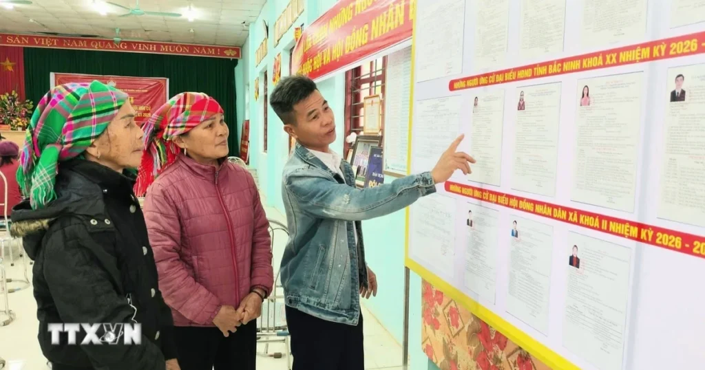 Cử tri phấn khởi, sẵn sàng cho ngày hội bầu cử 1 bau cu 1 2