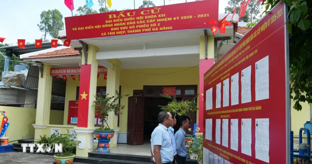 Đà Nẵng: Đồng bào Công giáo xứ đạo Thuận Yên hướng tới ngày bầu cử 1 bau cu xa dao tan hiep da nang 5 1