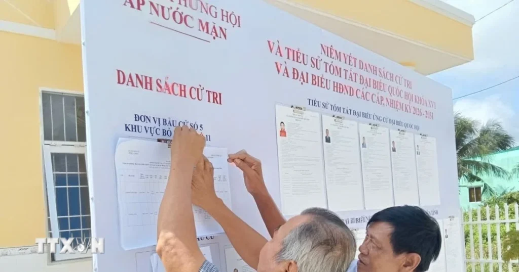 Bầu cử Quốc hội và HĐND: Cà Mau hướng về Ngày hội non sông 1 ca mau56