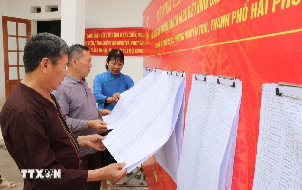 danh sach cu tri bau cu hai phong