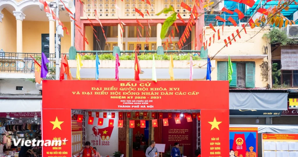Tinh thần, trách nhiệm cao của cử tri Thủ đô 1 di tich hoan kiem ngay bau cu 1