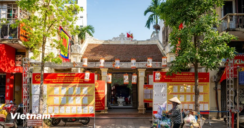 Những địa điểm bầu cử đặc biệt giữa lòng Thủ đô 1 dia diem bau cu dac biet ha noi 6