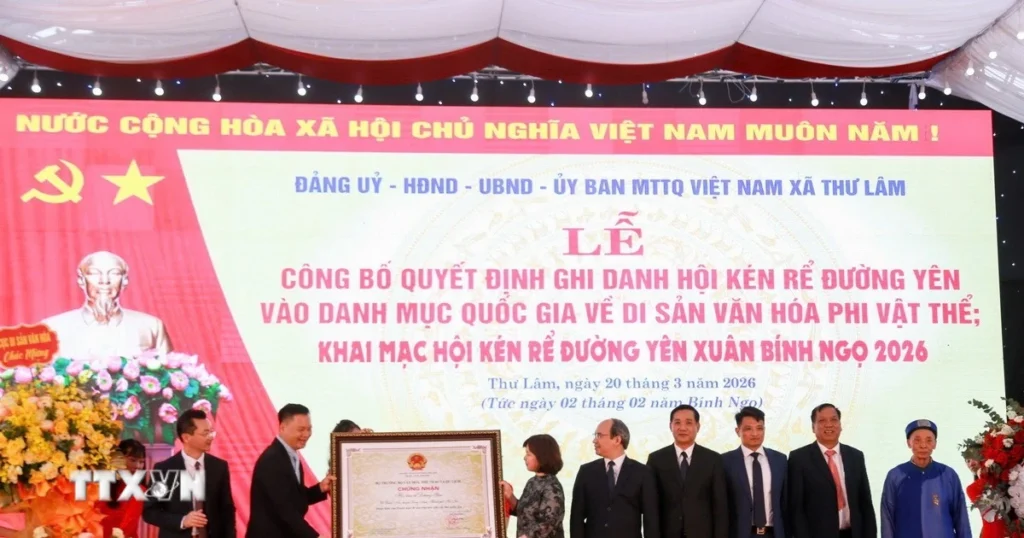 Hội kén rể Đường Yên được ghi danh Danh mục Di sản văn hóa phi vật thể quốc gia 1 ken re 23