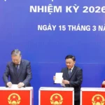 tong bi thu to lam bo phieu bau cu tai phuong ba dinh ha noi 15 11