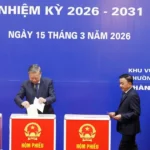 tong bi thu to lam bo phieu bau cu tai phuong ba dinh ha noi 15 8