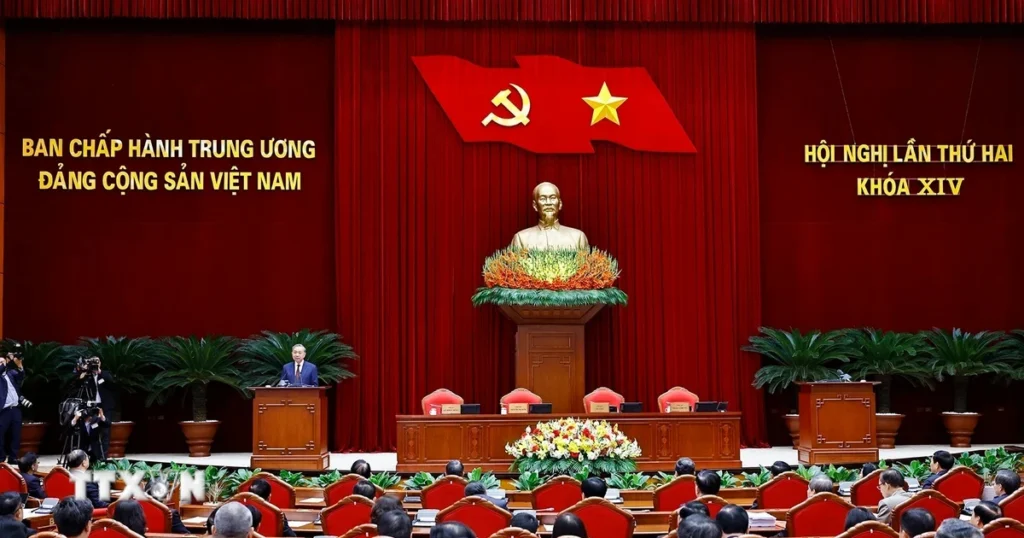Báo chí chủ lực và trách nhiệm xây dựng lòng tin xã hội 1 be mac hoi nghi lan thu hai ban chap hanh trung uong dang khoa xiv 8662123 3 2