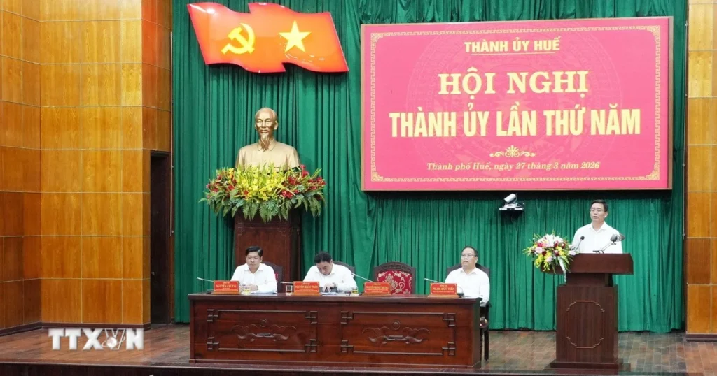 Xác định 4 chương trình trọng điểm phát triển thành phố Huế 1 hue