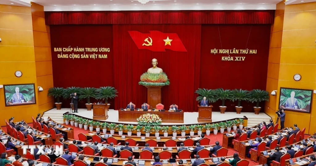 khai mac hoi nghi lan thu hai ban chap hanh trung uong dang khoa xiv 1 1