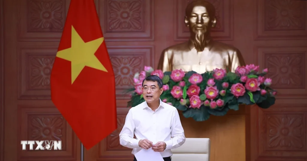 Thủ tướng Lê Minh Hưng làm việc với Bộ Ngoại giao 1 thu tuong le minh hung lam viec voi lanh dao bo ngoai giao 8752828 1