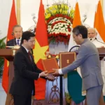 tong bi thu chu tich nuoc to lam va thu tuong cong hoa an do narendra modi chung kien le trao cac van kien hop tac giua 2 nuoc