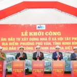 ninh binh khoi cong du an dau tu xay dung nha o xa hoi tay phu van 1