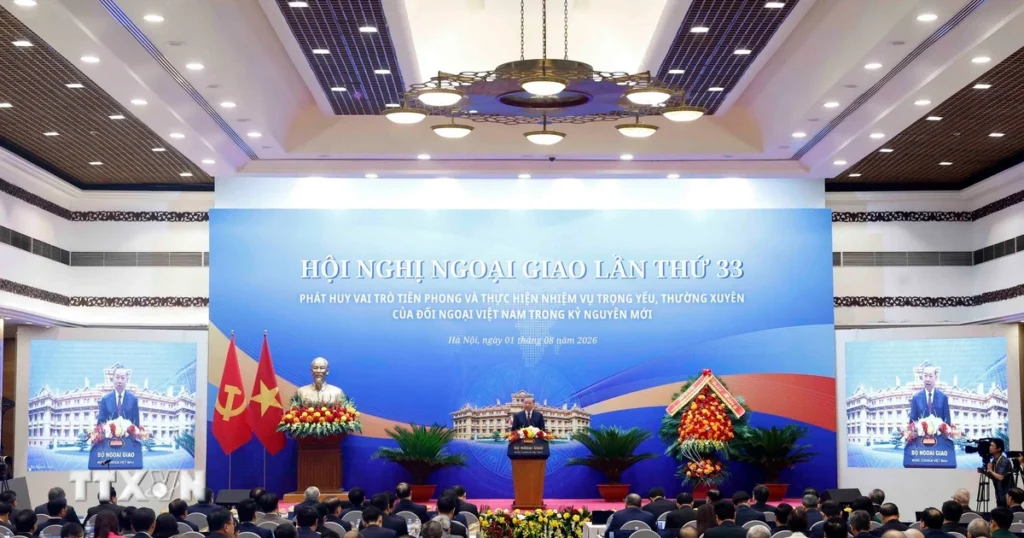 Hội nghị Ngoại giao 33: Định hướng bao trùm, tạo xung lực trong giai đoạn mới 1 0108 tong bi thu hoi nghi ngoai giao 9