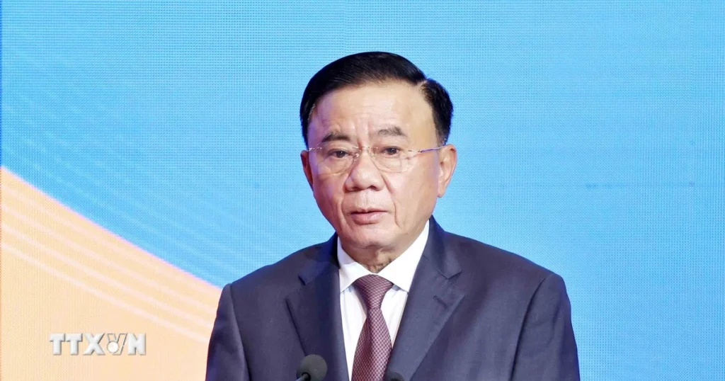 Chuyển biến mạnh trong tư duy, nhận thức về đối ngoại Đảng và đối ngoại nhân dân 1 0508 thuong truc ban bi thu tran cam tu du phien hop doi ngoai dang doi ngoai nhan dan 2