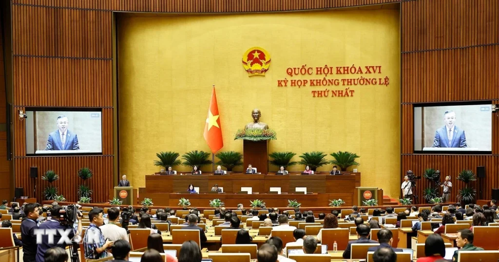 Dấu ấn Kỳ họp không thường lệ thứ nhất, Quốc hội khóa XVI: Tạo đòn bẩy cho giai đoạn tăng tốc 1 be mac ky hop khong thuong le thu nhat quoc hoi khoa xvi 6