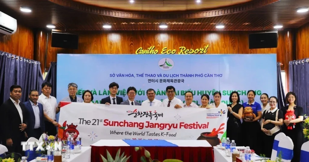 Cần Thơ thúc đẩy hợp tác du lịch với đối tác Hàn Quốc 1 can tho va tinh jeonbuk han quoc lien ket hop tac tren nhieu linh vuc