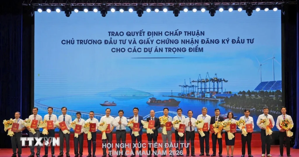du an trong diem ca mau