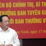 truong ban tuyen giao trung uong lam viec voi ban thuong vu tinh uy quang ninh 8959895 2